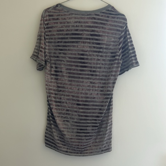 Hip Moody Striped T Shirt Emo, Grunge Hip - Picture 3 of 3